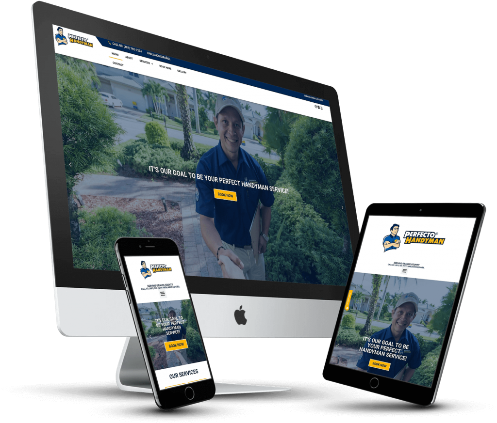 Notch Solutions - Perfecto Handyman Website Design Orlando